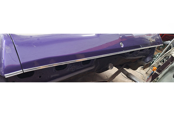 Trunk And Quarter Molding Set New 3 Piece