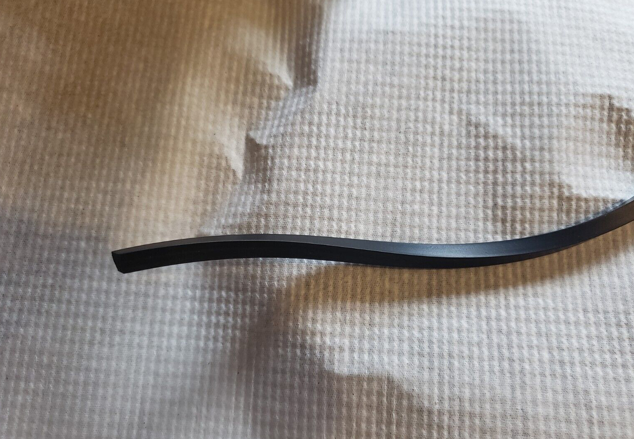 2 Door, Convertible Replacement beltline molding rubber insert